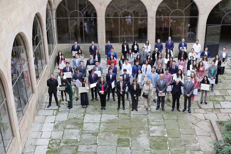 Entrega de galardones a los mejores estudiantes de la Universidad de Salamanca