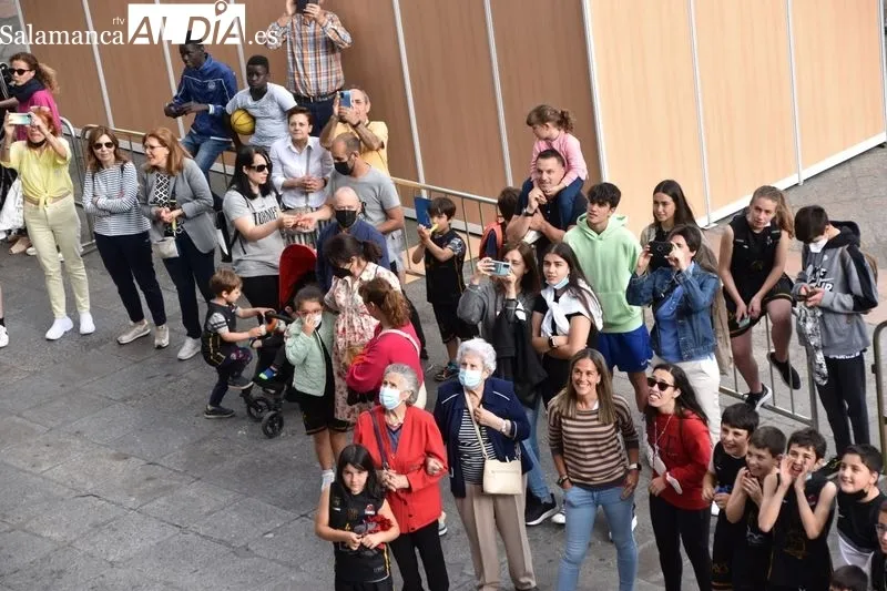 Recibimiento al CB Tormes en el Ayuntamiento de Salamanca