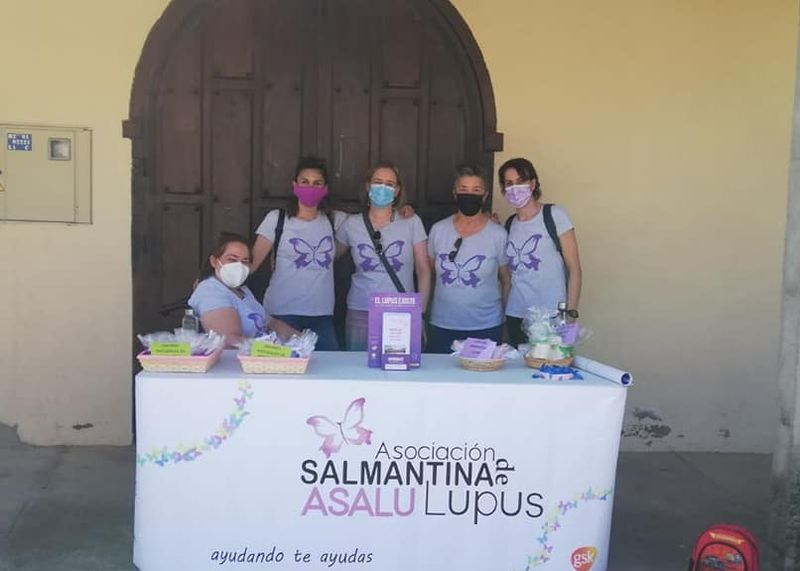 Asociación Salmantina de Lupus (ASALU), en una actividad infrormativa realizada durante el pasado año
