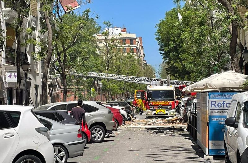 Registrada una explosión de gas en un ático del barrio de Salamanca. Foto EP, CEDIDA