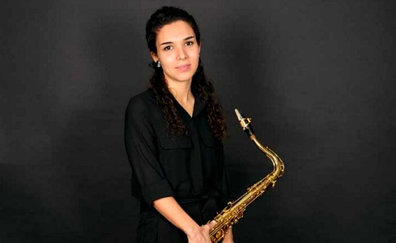 María Escobar Cebreros, saxofonista de origen malagueño