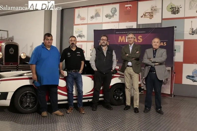 Presentación de la novena edición del ‘Rally Entresierras Histórico-Guijuelo’ en el Museo de Historia de la Automoción. Foto de David Sañudo