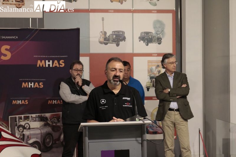 Presentación de la novena edición del ‘Rally Entresierras Histórico-Guijuelo’ en el Museo de Historia de la Automoción. Foto de David Sañudo