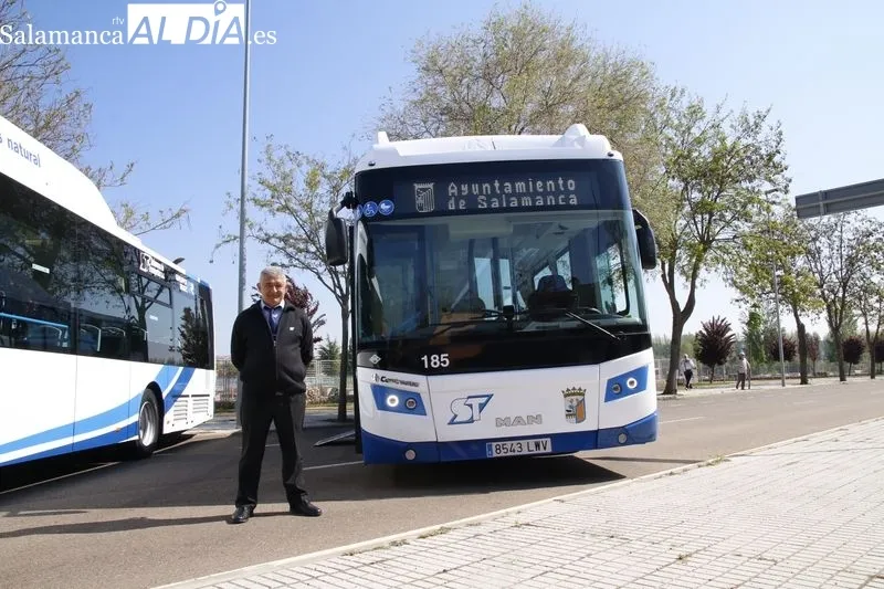 Presentación de cinco nuevos autobuses urbanos en Salamanca. Foto de David Sañudo