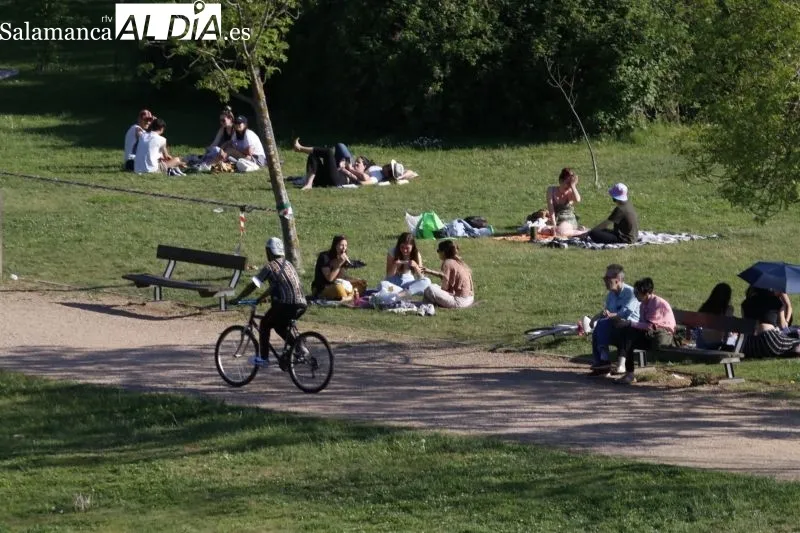 Turistas en Salamanca en el primer fin de semana de mayo - David Sañudo