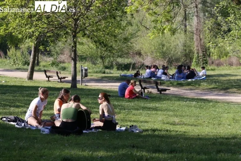 Turistas en Salamanca en el primer fin de semana de mayo - David Sañudo