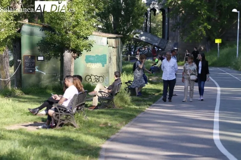 Turistas en Salamanca en el primer fin de semana de mayo - David Sañudo