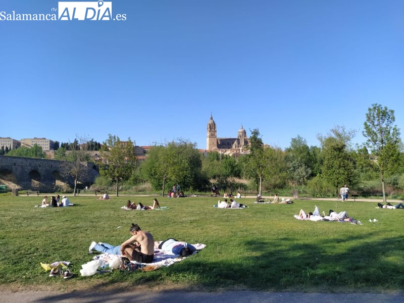 Turistas en Salamanca en el primer fin de semana de mayo - David Sañudo