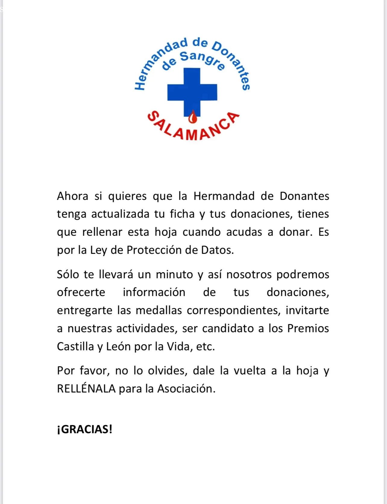 El Centro se Salud de Peñaranda es el lugar en el que se desarrollan las donaciones de sangre 