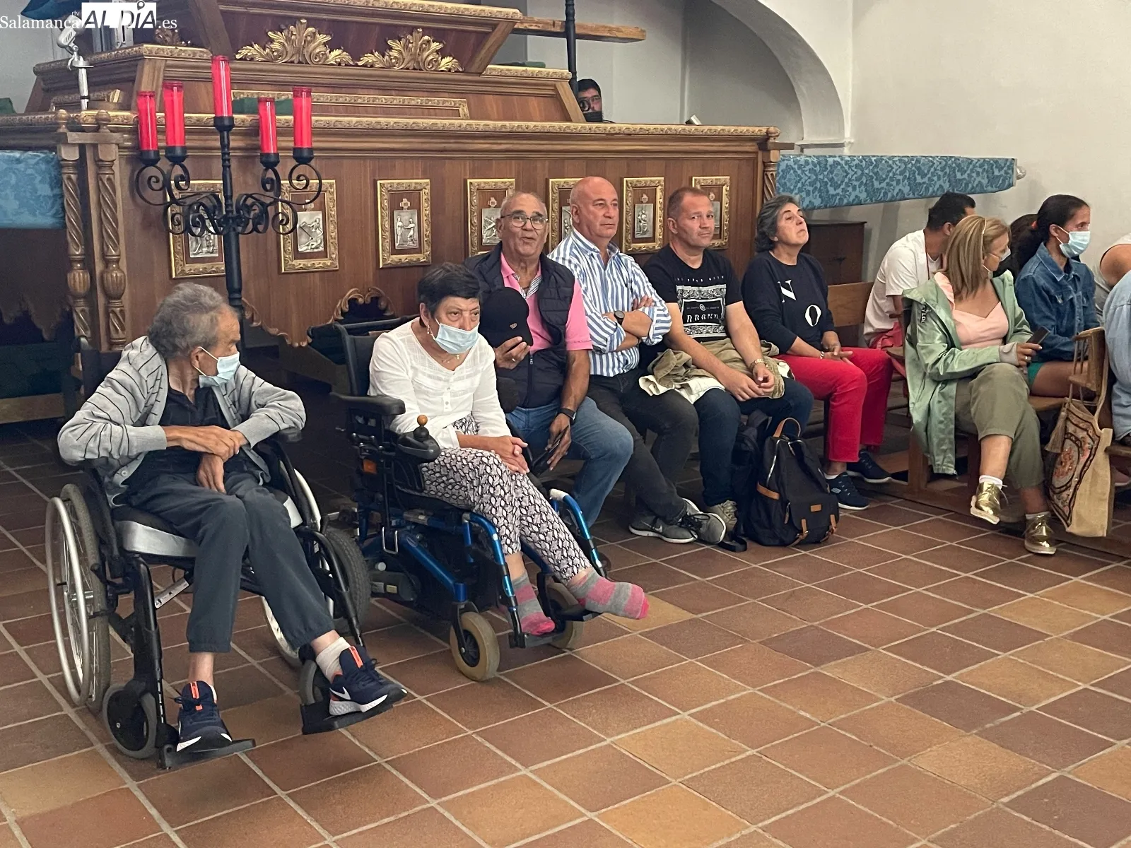 El grupo teatral Lazarillo de Tormes representaba en la Ermita de San Luis ‘Buscando a Nebrija’
