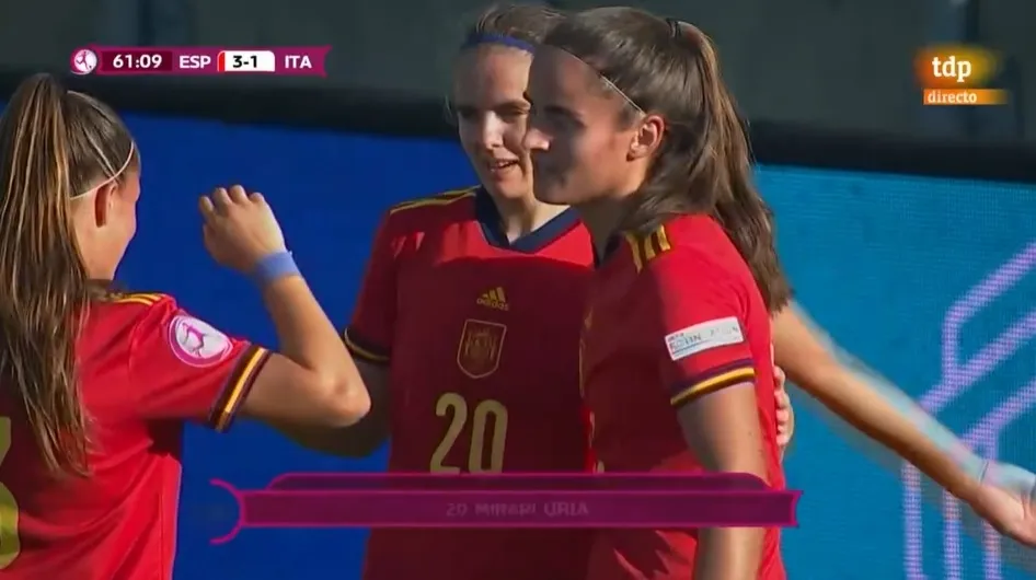 Foto 3 - Carmen &Aacute;lvarez S&aacute;nchez marca un gol en el victorioso debut de Espa&ntilde;a en la Eurocopa Sub&rsquo;19