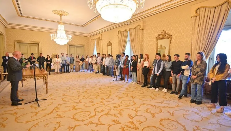 Entrega, en el Ayuntamiento, de las becas del Curso de Formación a la Carta Marketing 360 y Data 4.0