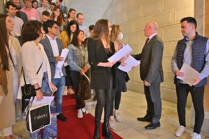 Entrega, en el Ayuntamiento, de las becas del Curso de Formación a la Carta Marketing 360 y Data 4.0