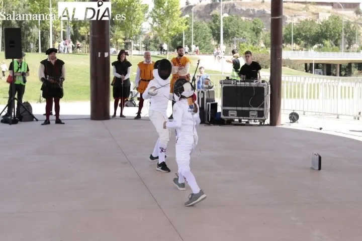 Festival del Siglo de Oro en Salamanca, exhibición de esgrima de la Asociación Gran Capitán - David Sañudo
