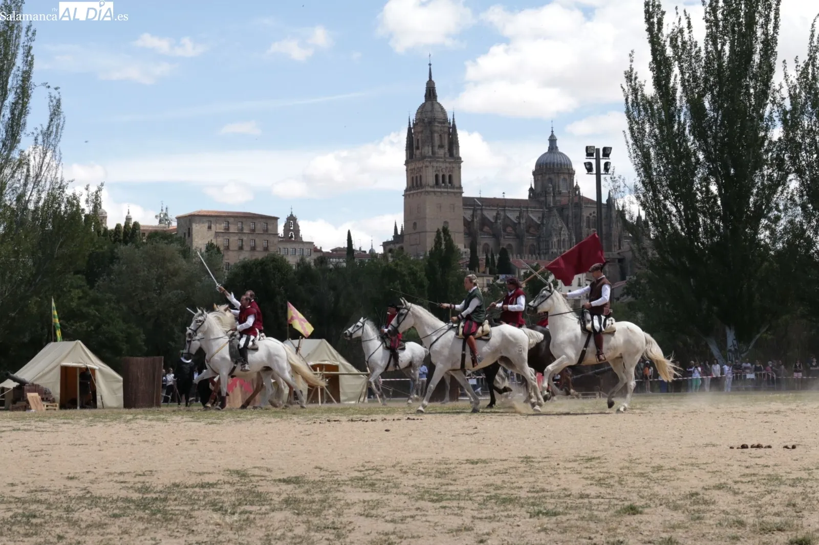Recreación histórica de una batalla de los Tercios de Flandes en el Festival del Siglo de Oro en Salamanca - David Sañudo