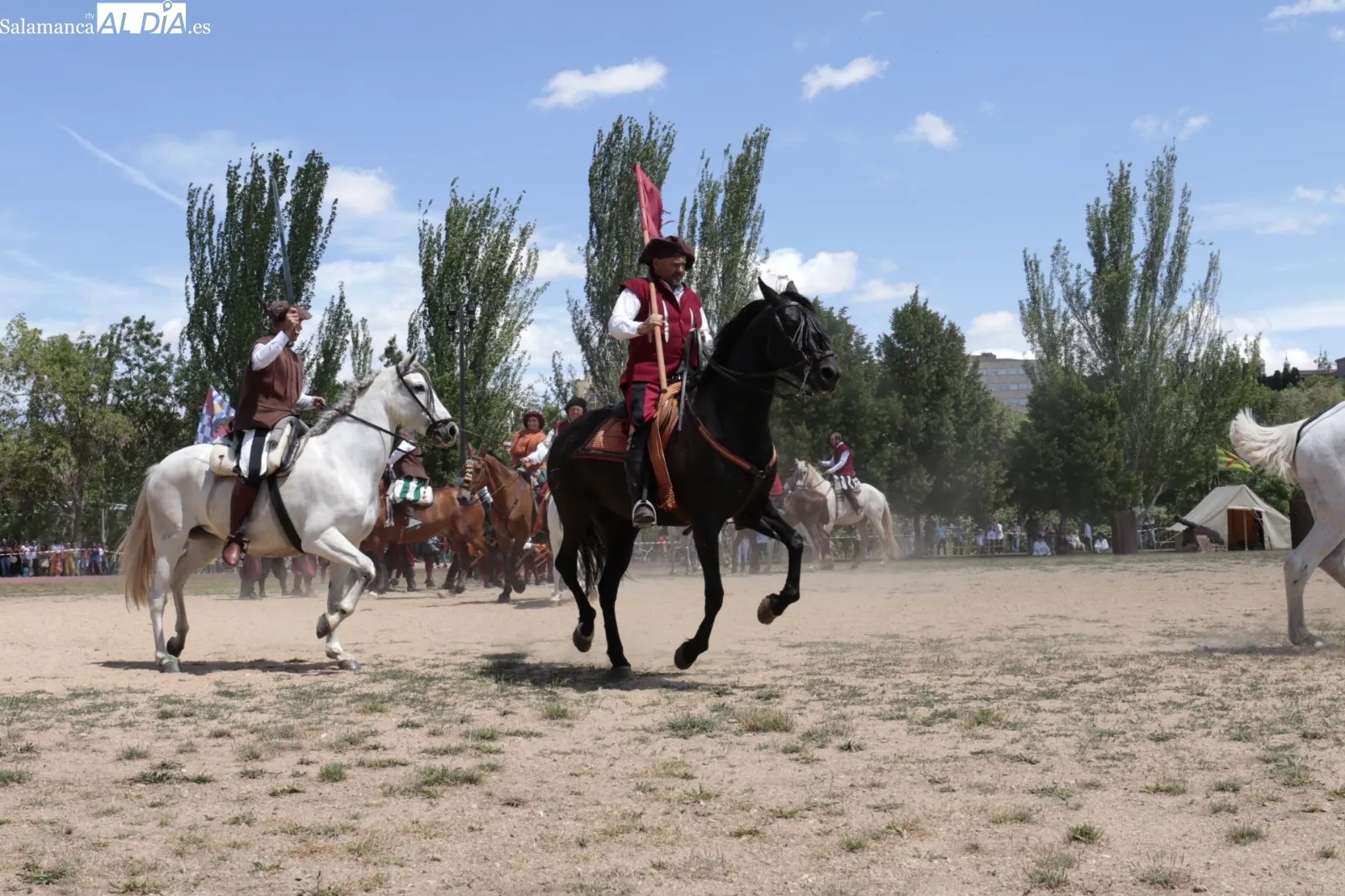 Recreación histórica de una batalla de los Tercios de Flandes en el Festival del Siglo de Oro en Salamanca - David Sañudo