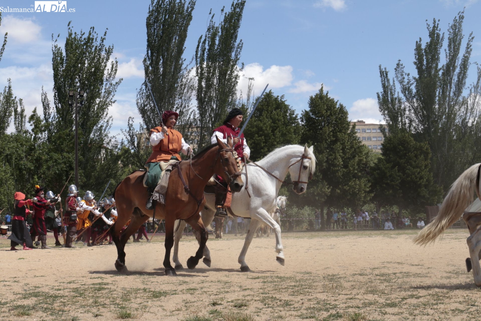 Recreación histórica de una batalla de los Tercios de Flandes en el Festival del Siglo de Oro en Salamanca - David Sañudo