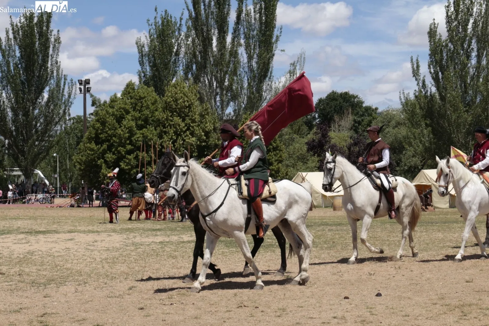 Recreación histórica de una batalla de los Tercios de Flandes en el Festival del Siglo de Oro en Salamanca - David Sañudo