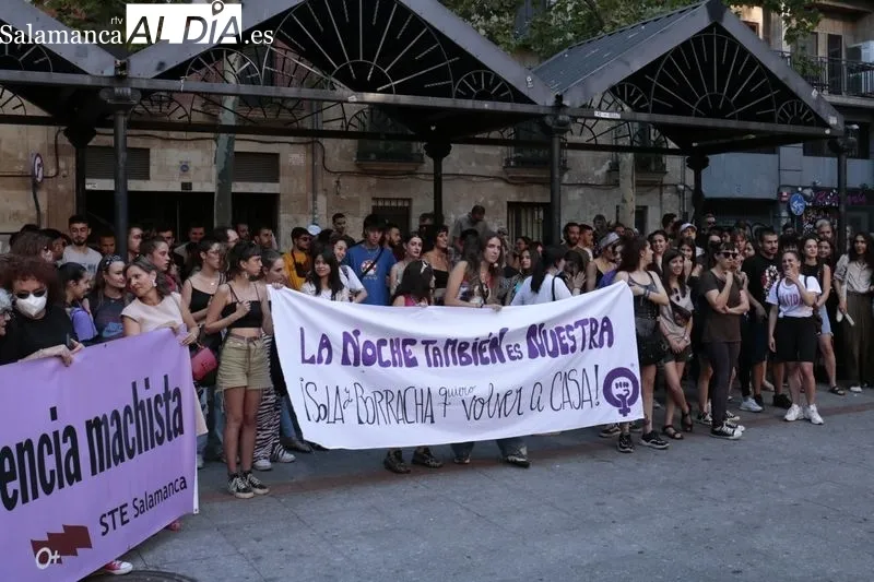 Concentración en Salamanca contra las agresiones sexuales