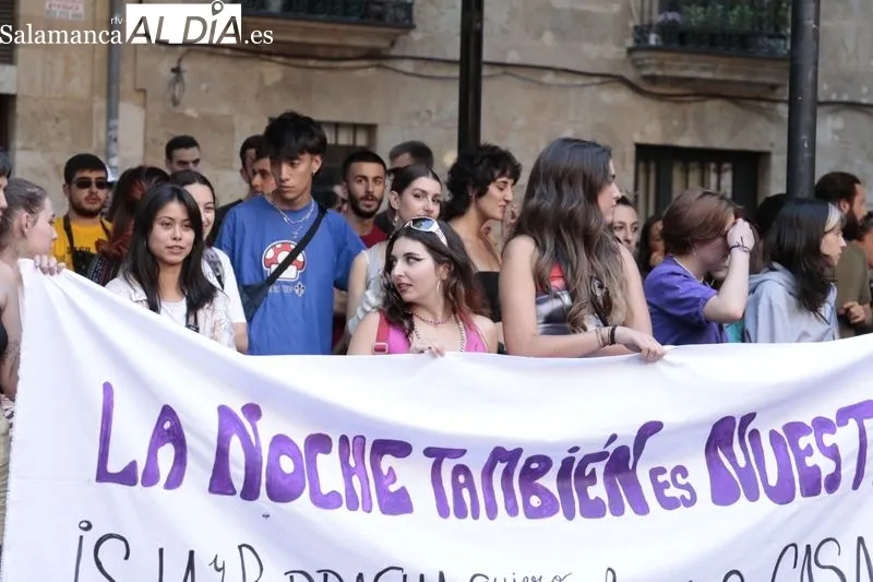 Concentración en Salamanca contra las agresiones sexuales