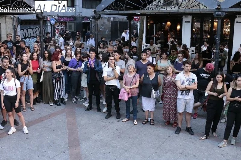 Concentración en Salamanca contra las agresiones sexuales