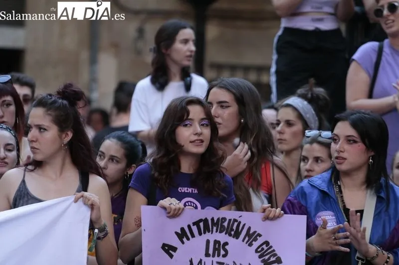 Concentración en Salamanca contra las agresiones sexuales