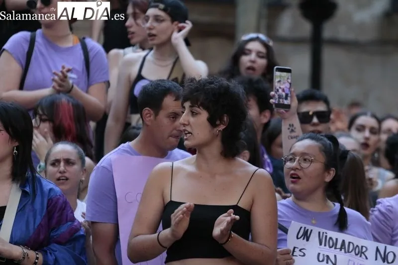 Concentración en Salamanca contra las agresiones sexuales