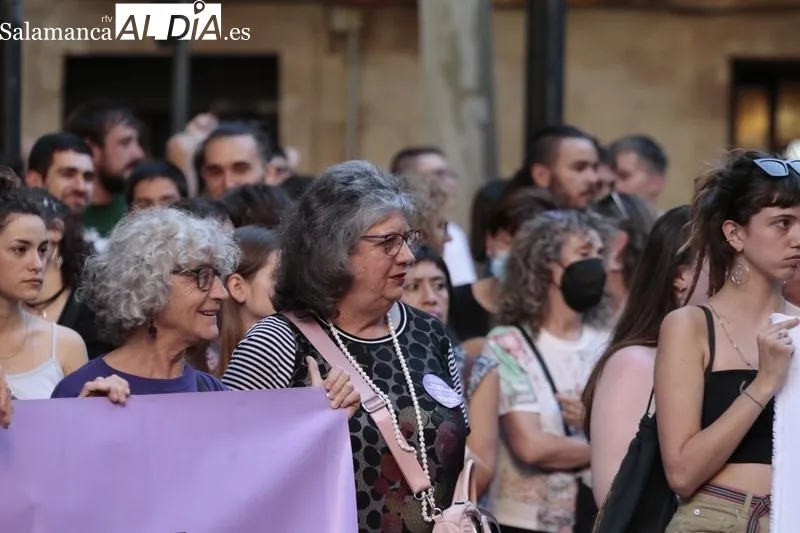 Concentración en Salamanca contra las agresiones sexuales