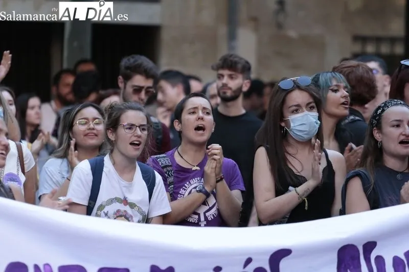 Concentración en Salamanca contra las agresiones sexuales