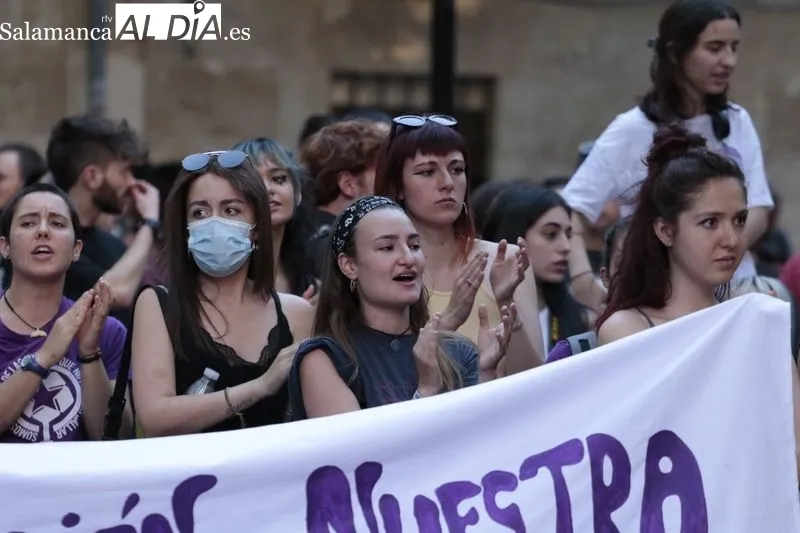 Concentración en Salamanca contra las agresiones sexuales