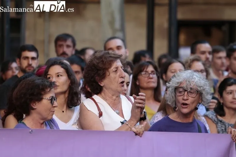 Concentración en Salamanca contra las agresiones sexuales