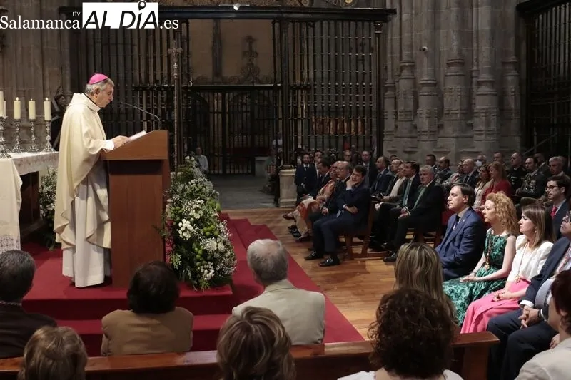 Ceremonia religiosa en honor al patrón de Salamanca