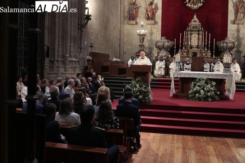 Ceremonia religiosa en honor al patrón de Salamanca
