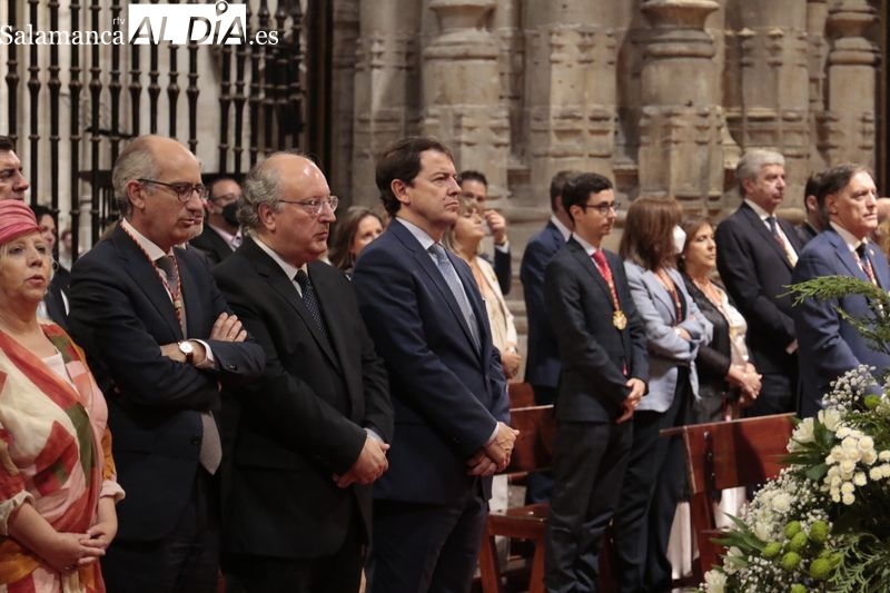 Ceremonia religiosa en honor al patrón de Salamanca