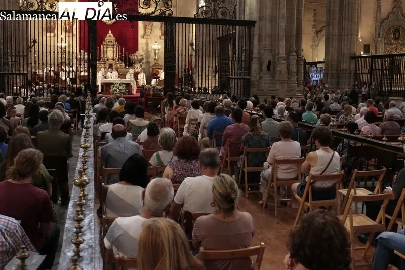 Ceremonia religiosa en honor al patrón de Salamanca
