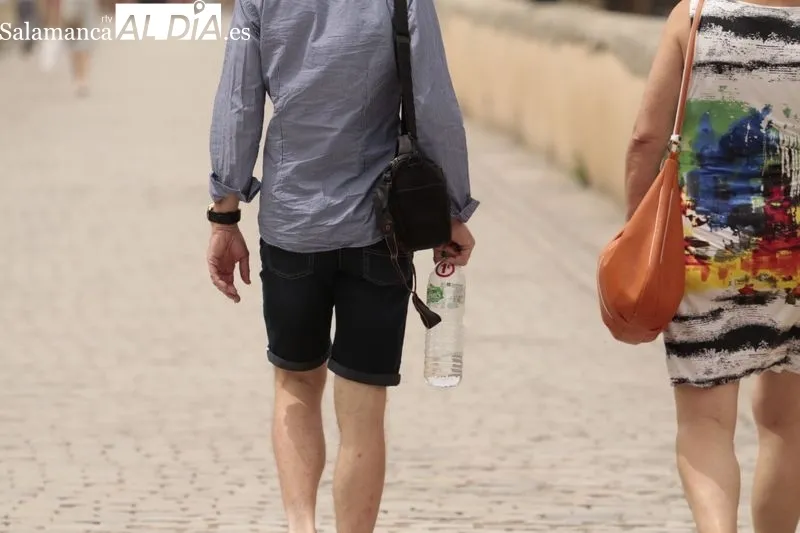 La ola de calor ha hecho que en Salamanca se alcancen hoy los 37 grados. Foto de David Sañudo