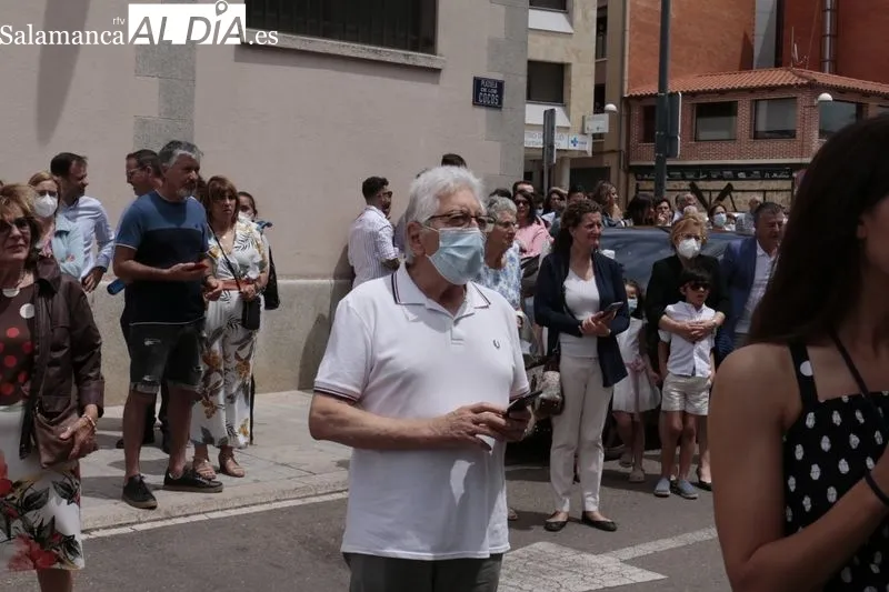 Misa y procesión del Corpus en Villares de la Reina