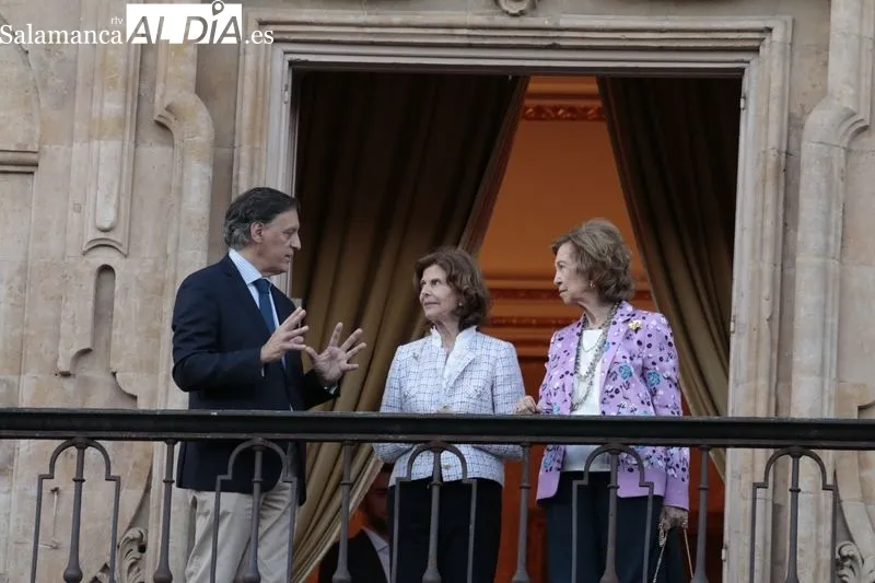 Visita de la Reina Sófia a Salamanca. Foto de David Sañudo