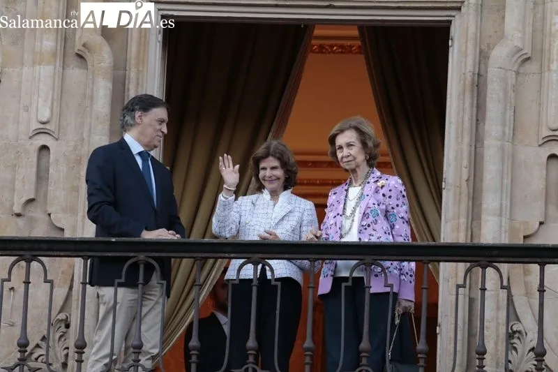 Visita de la Reina Sófia a Salamanca. Foto de David Sañudo