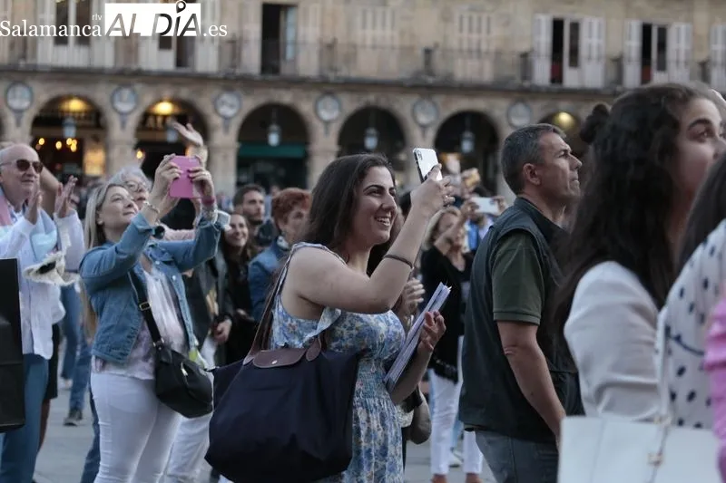 Visita de la Reina Sófia a Salamanca. Foto de David Sañudo