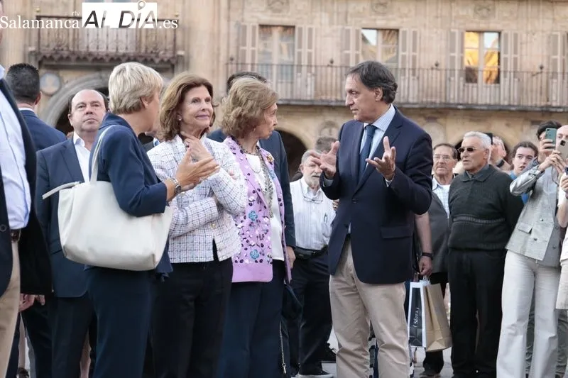 Visita de la Reina Sófia a Salamanca. Foto de David Sañudo
