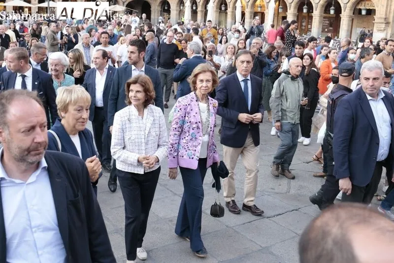 Visita de la Reina Sófia a Salamanca. Foto de David Sañudo