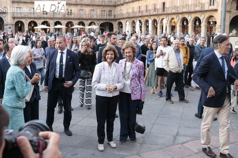 Visita de la Reina Sófia a Salamanca. Foto de David Sañudo