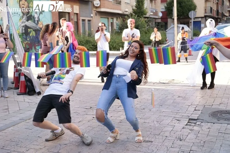Carrera de tacones en el Barrio de Oeste