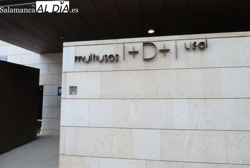 Edificio del I+D+i de la Universidad, recubierto de la piedra de Burgos.