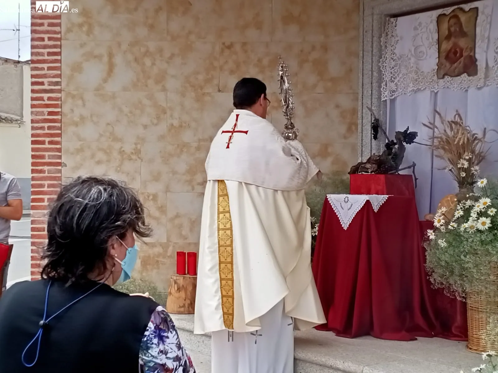 Cantalpino vivía este domingo la vuelta de su procesiòn de Corpus