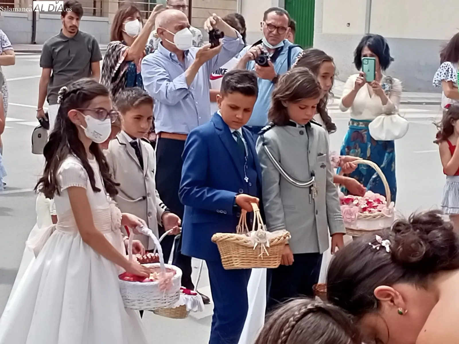 Cantalpino vivía este domingo la vuelta de su procesiòn de Corpus