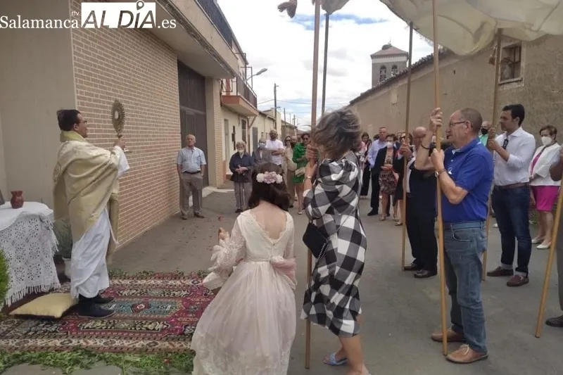 El Campo de Peñaranda ha vivido este domingo la vuelta de su procesión de Corpus 