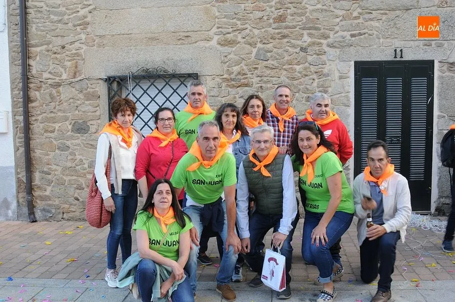 Ambiente en el pregón de fiestas de Navasfrías/ Fotos: Sergio Martín