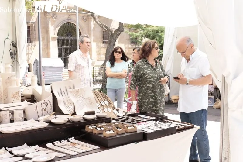 Feria Internacional de Alfarería y Cerámica en la plaza de los Bandos. Foto de David Sañudo